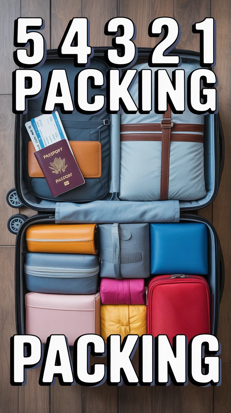 ✈️ 5 4 3 2 1 Packing