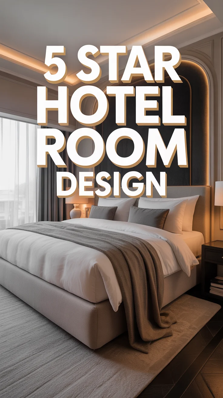 ✨ 5 Star Hotel Room Design
