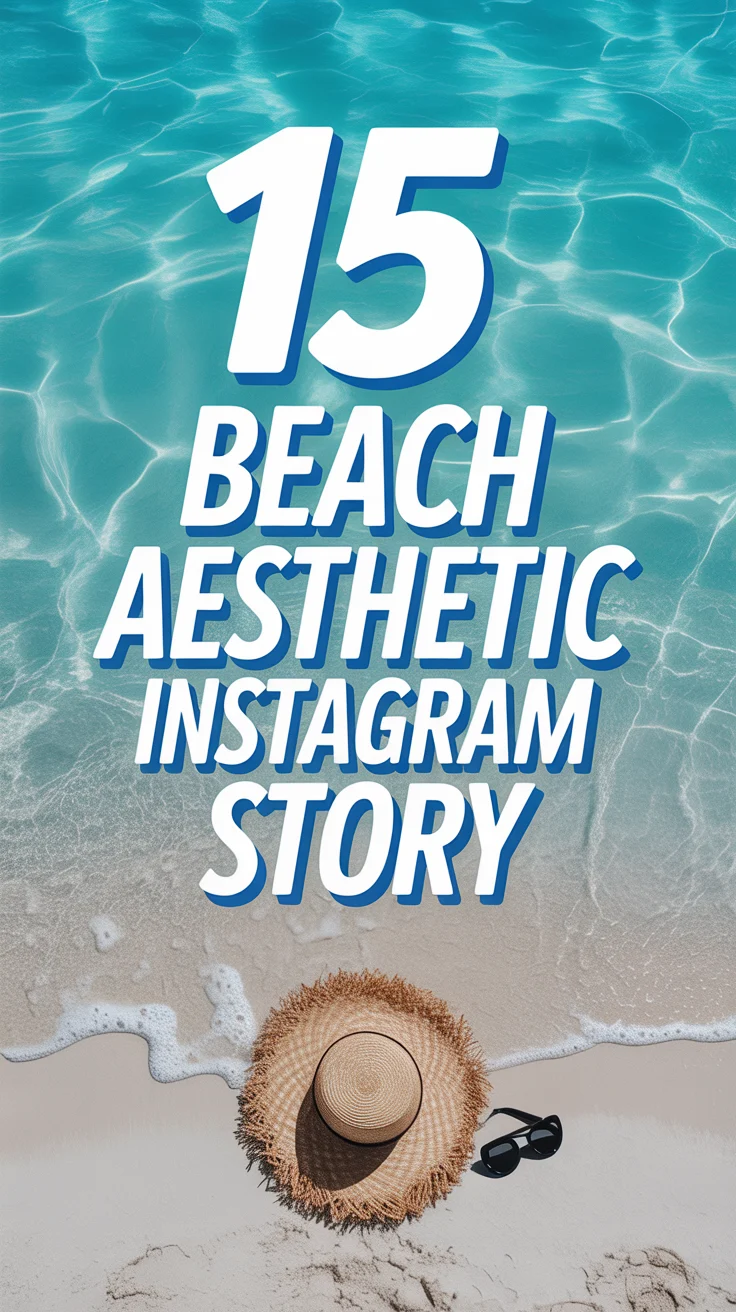 🌊 15 Beach Aesthetic Instagram Story