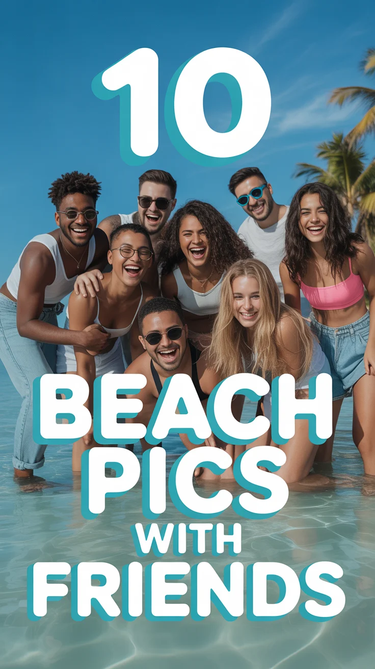 📸 10 Beach Pics With Friends