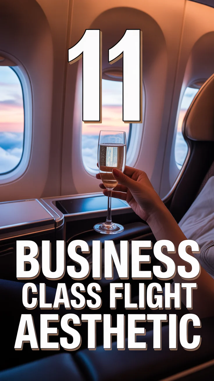 ✈️ 11 Business Class Flight Aesthetic