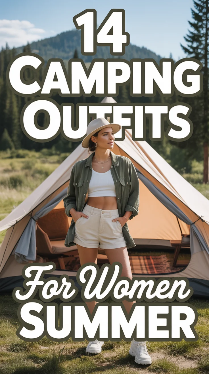 ⛺ 14 Camping Outfits For Women Summer