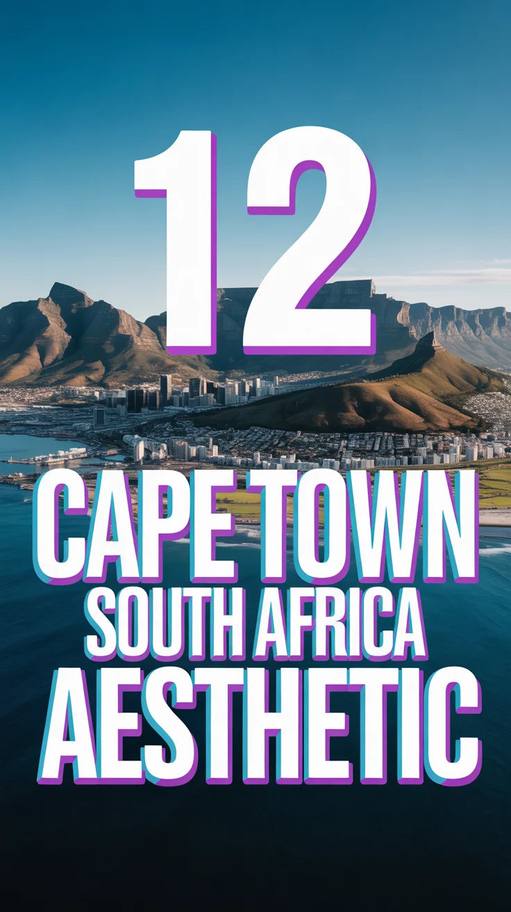 ⛰️ 12 Cape Town South Africa Aesthetic