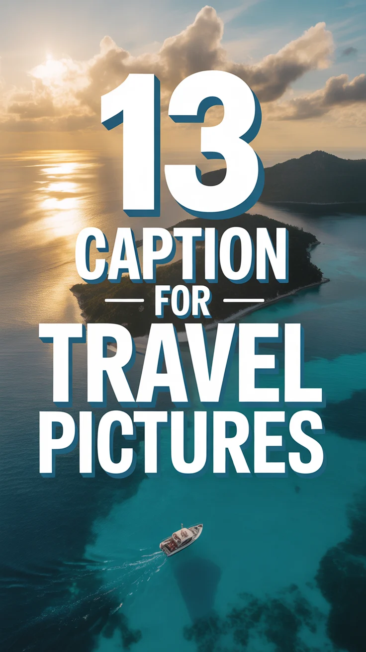 ✈️ 13 Caption For Travel Pictures