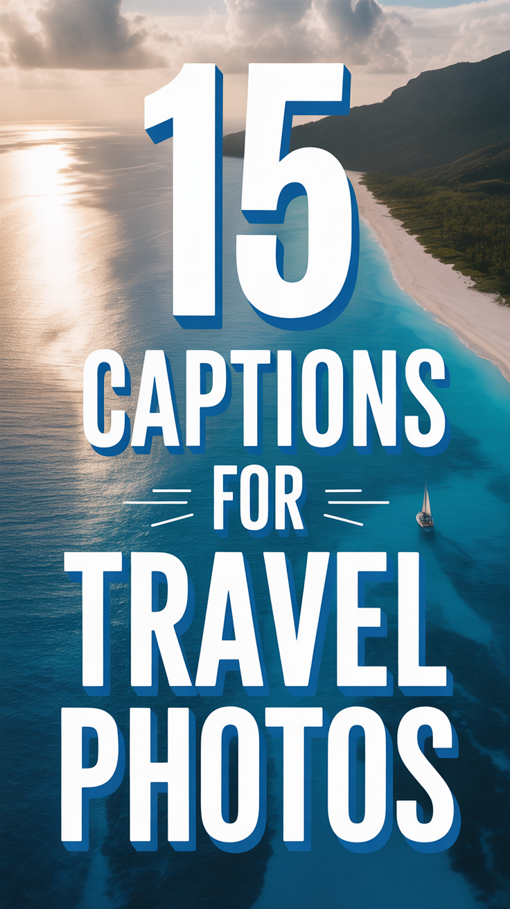 ✈️ 15 Captions For Travel Photos