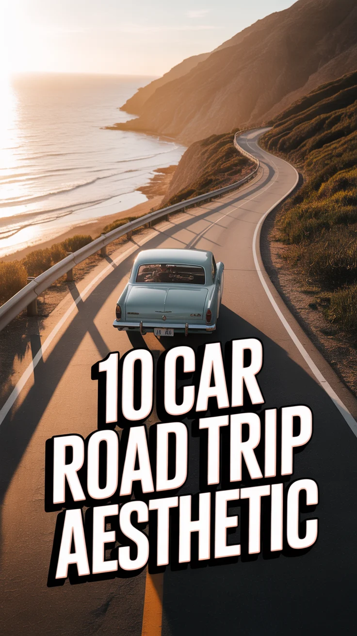 🚗 10 Car Road Trip Aesthetic