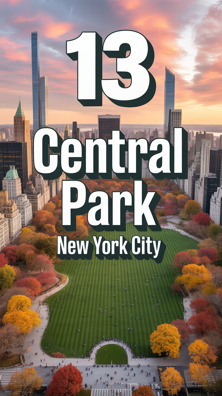 🌳 13 Central Park New York City
