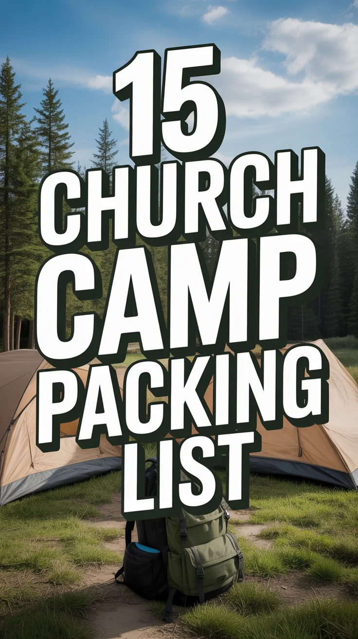 🙏 15 Church Camp Packing List