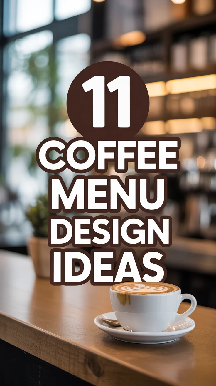 ☕ 11 Coffee Menu Design Ideas
