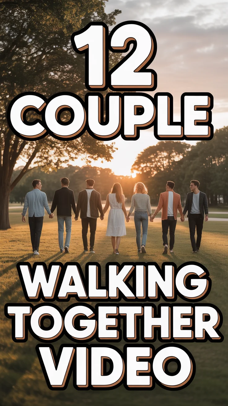 🫶 12 Couple Walking Together Video