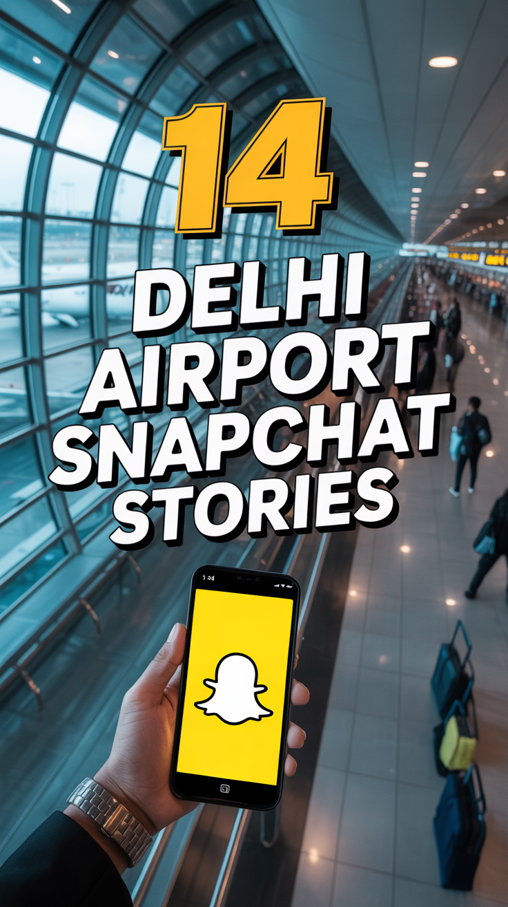 ✈️ 14 Delhi Airport Snapchat Stories
