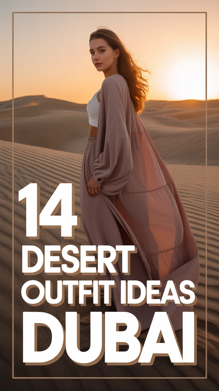 🏜️ 14 Desert Outfit Ideas Dubai