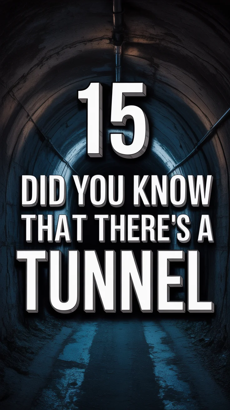 🚇 15 Did You Know That There’s A Tunnel