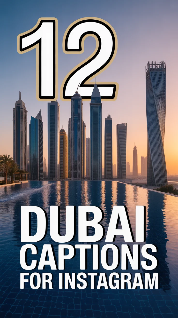 🇦🇪 12 Dubai Captions For Instagram