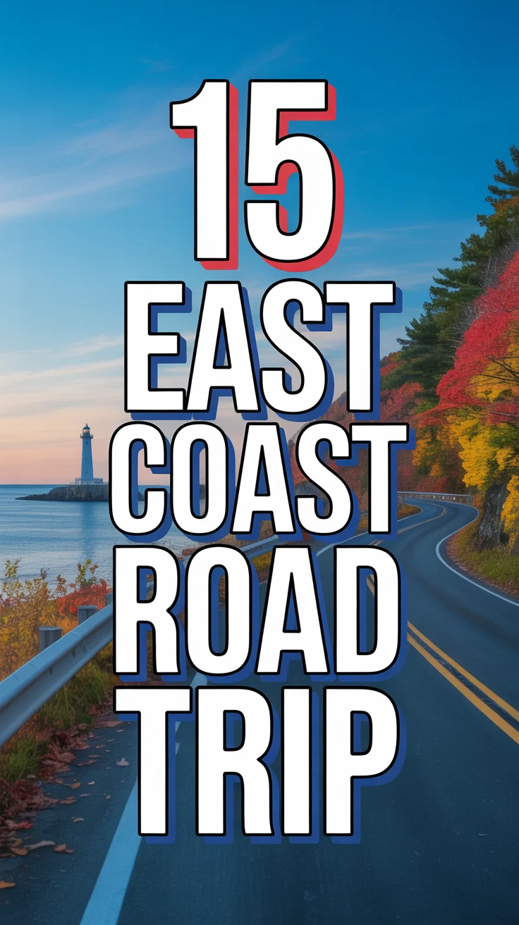 🚗 15 East Coast Road Trip