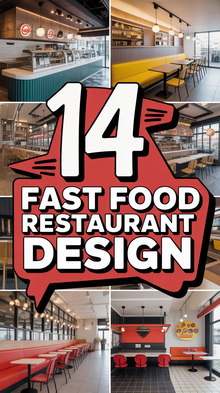 🍔 14 Fast Food Restaurant Design