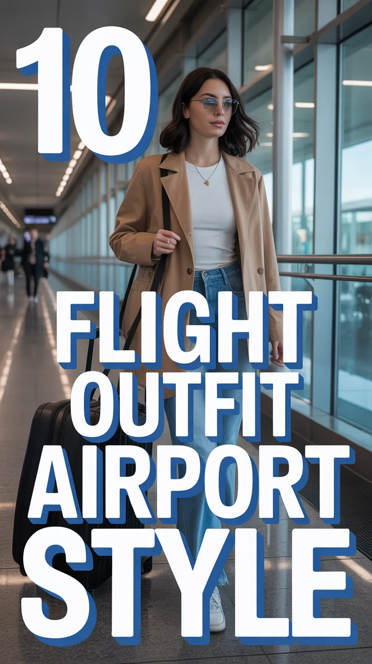 ✈️ 10 Flight Outfit Airport Style
