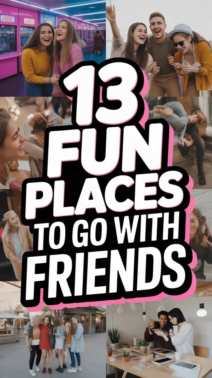 🎉 13 Fun Places To Go With Friends