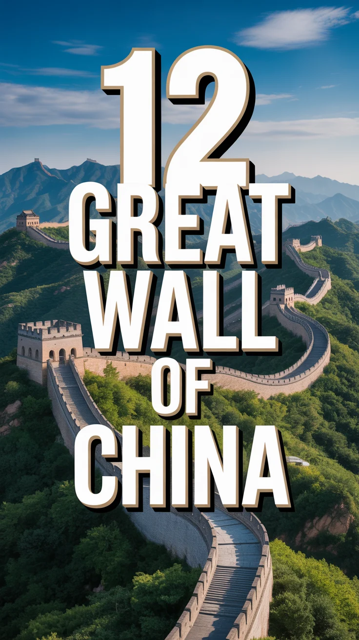 🧱 12 Great Wall Of China
