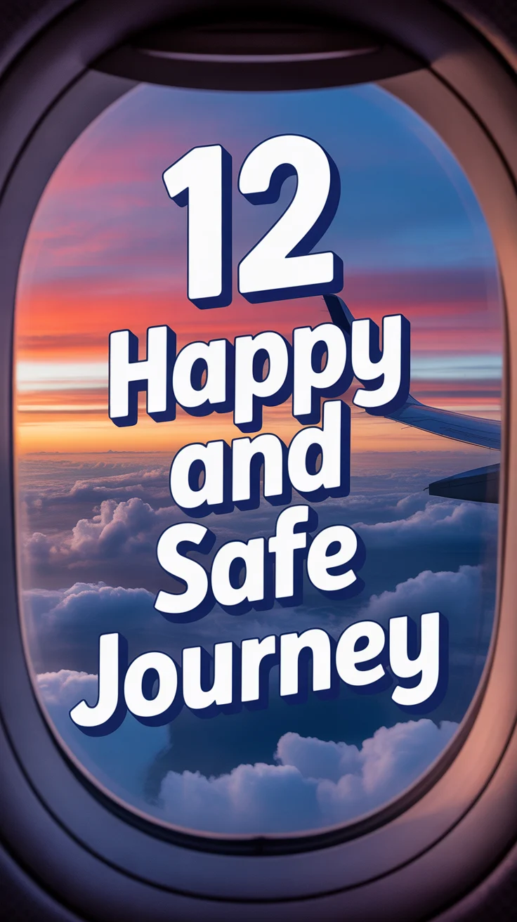 ✈️ 12 Happy And Safe Journey