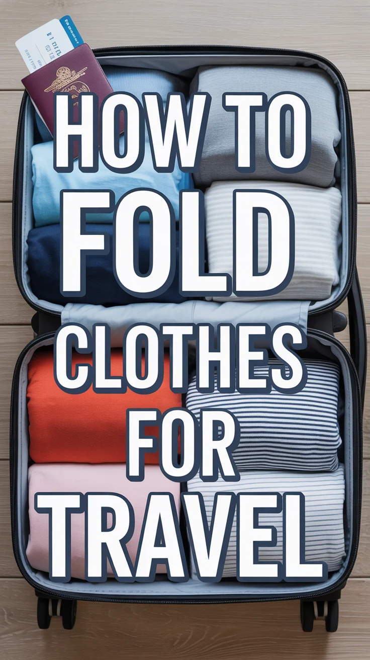 ✈️ How To Fold Clothes For Travel