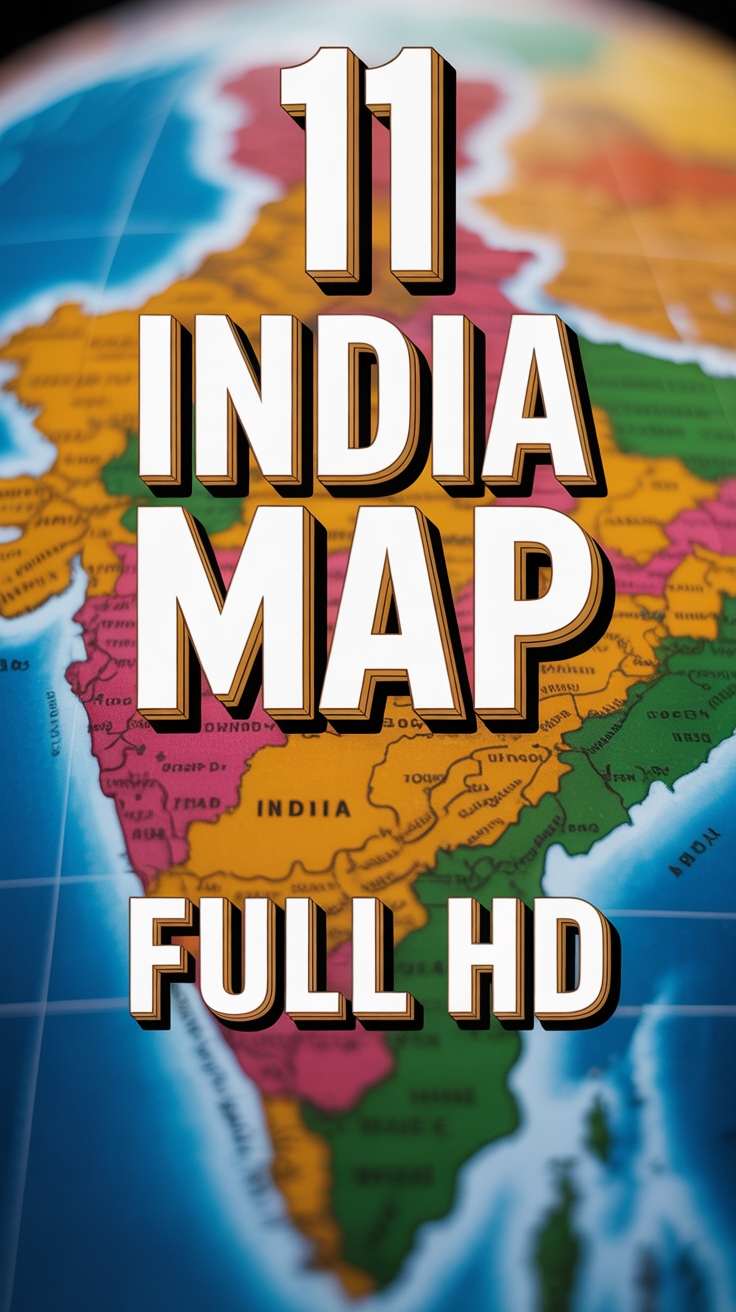 🇮🇳 11 India Map Full HD