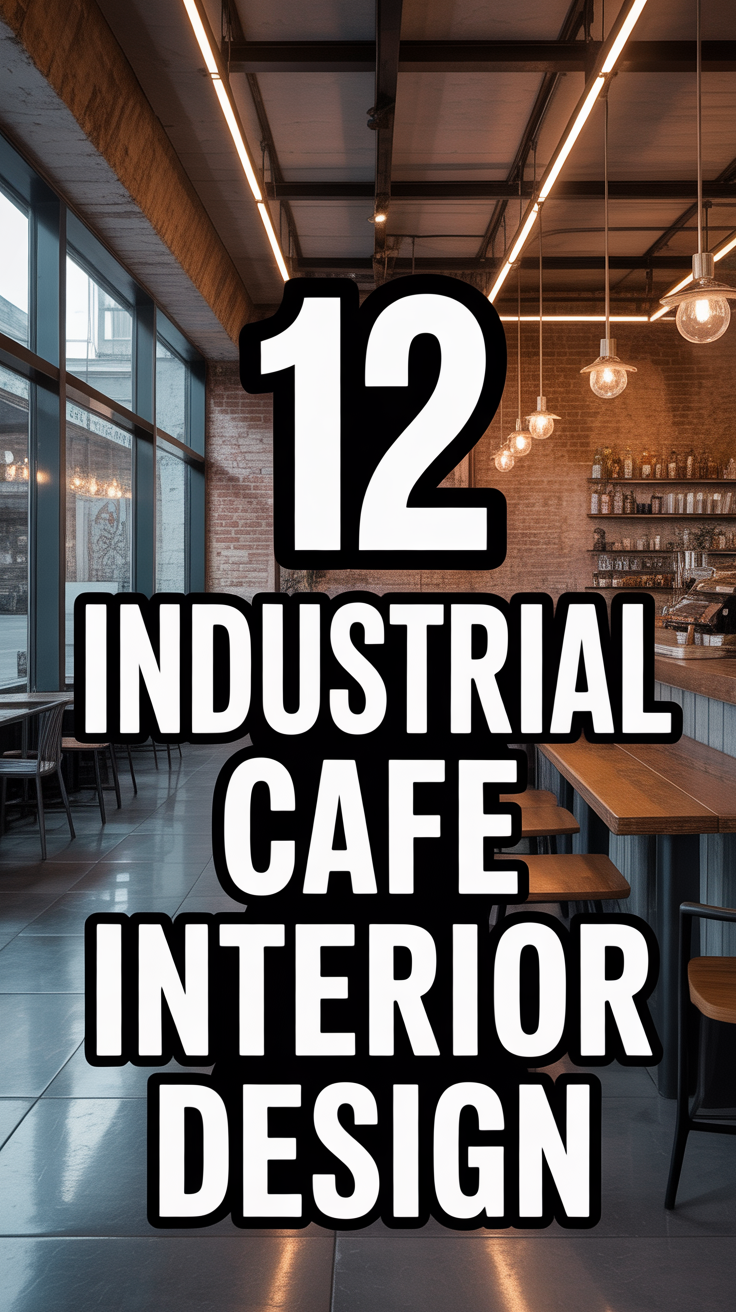 ☕ 12 Industrial Cafe Interior Design