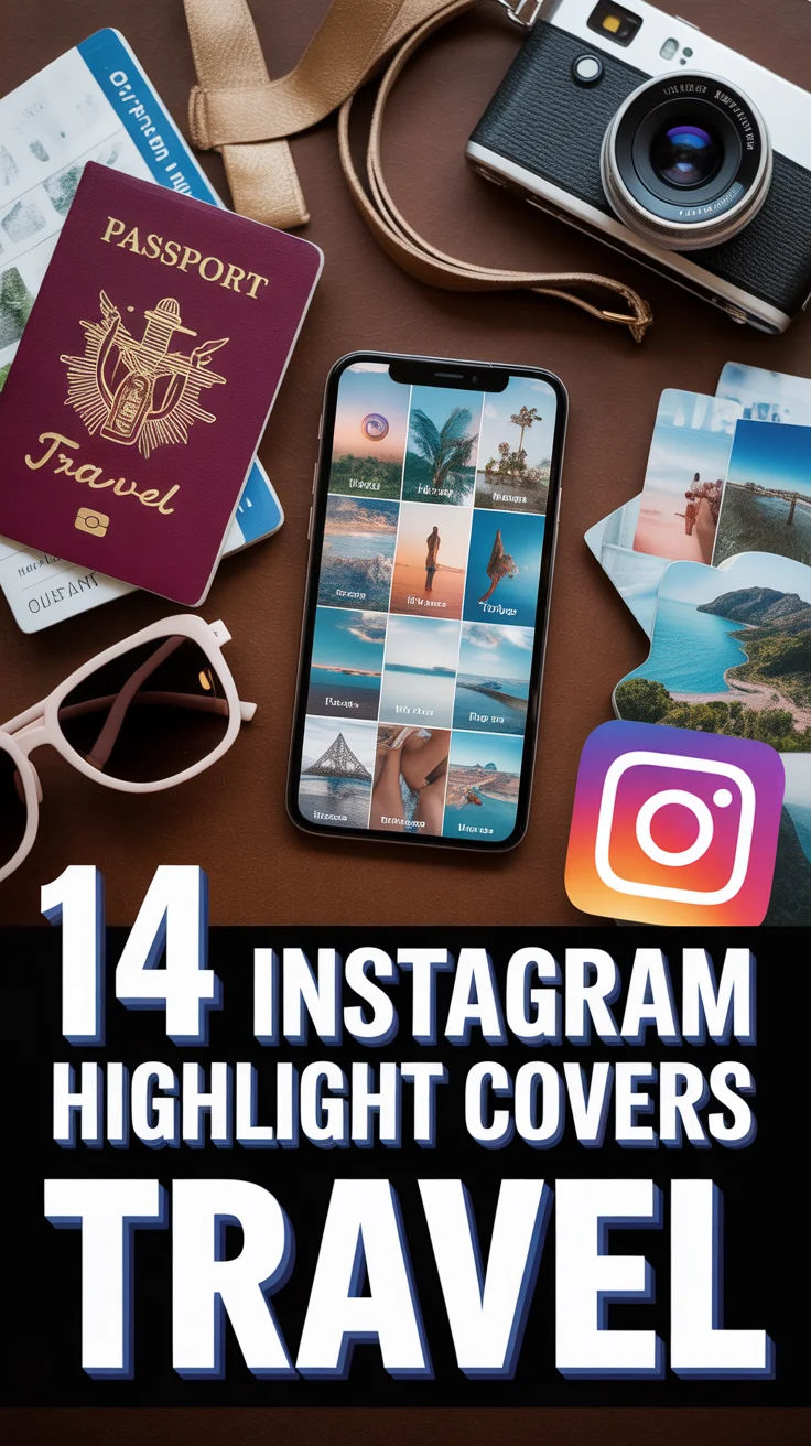 ✈️ 14 Instagram Highlight Covers Travel