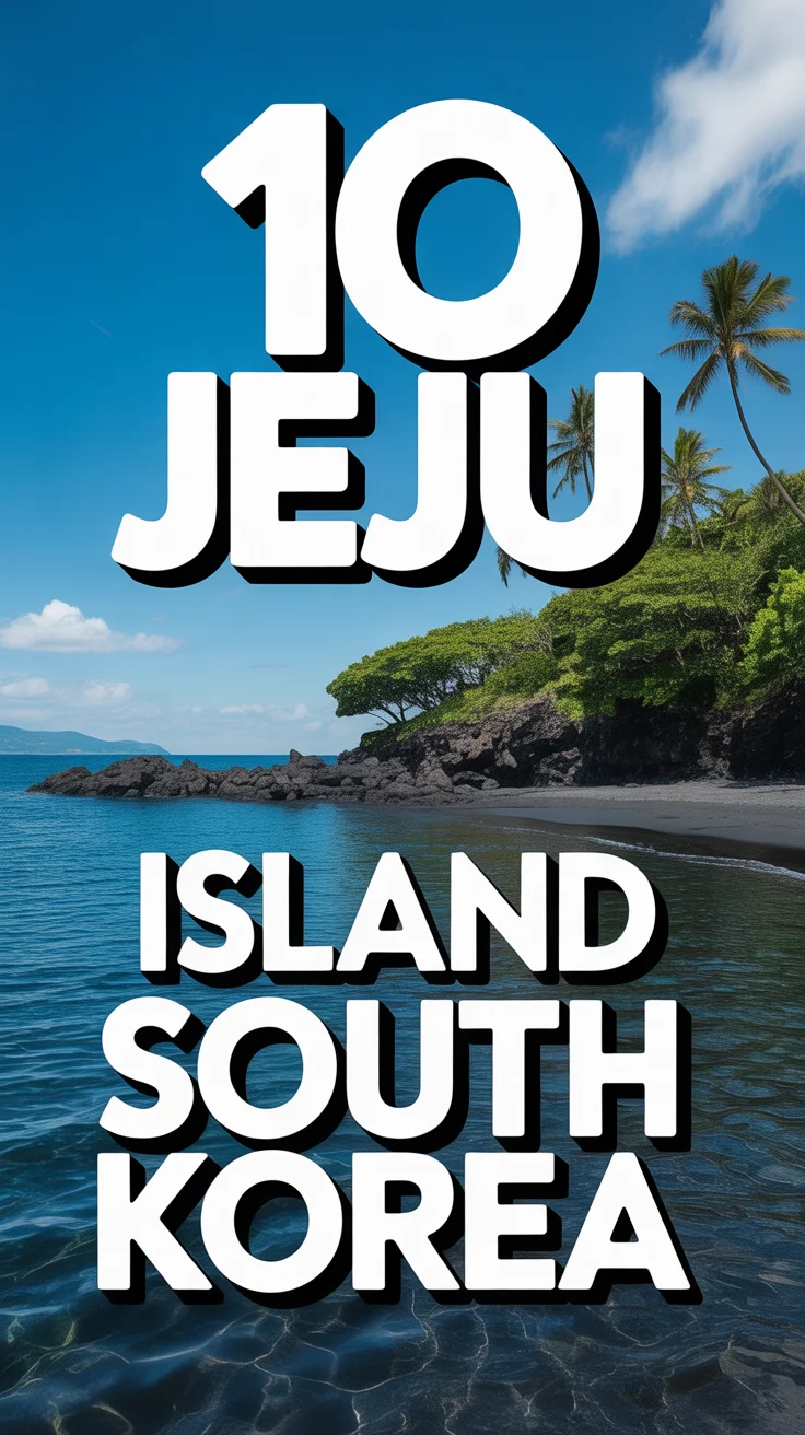 🏝️ 10 Jeju Island South Korea