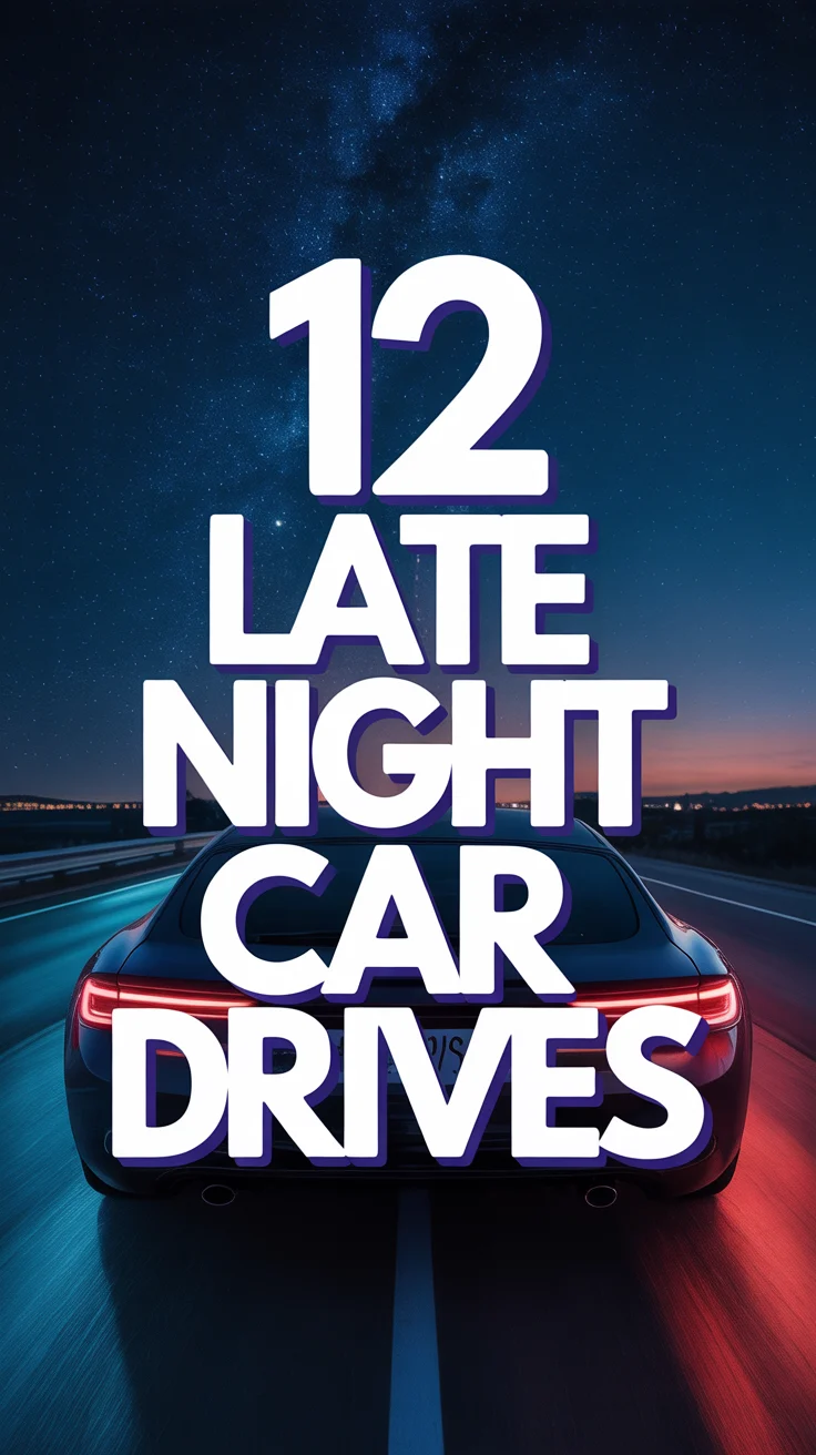 🚗 12 Late Night Car Drives