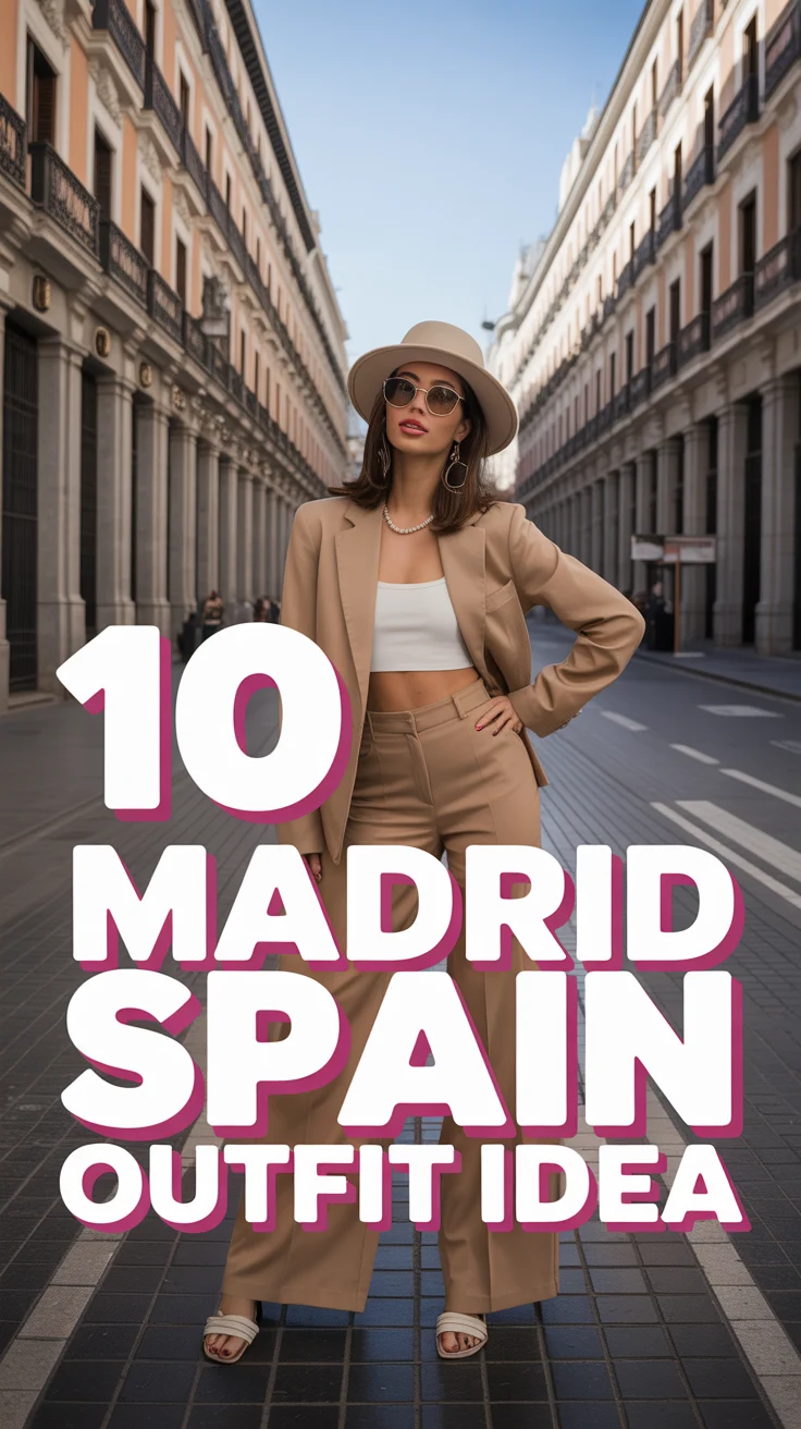💃 10 Madrid Spain Outfit Idea