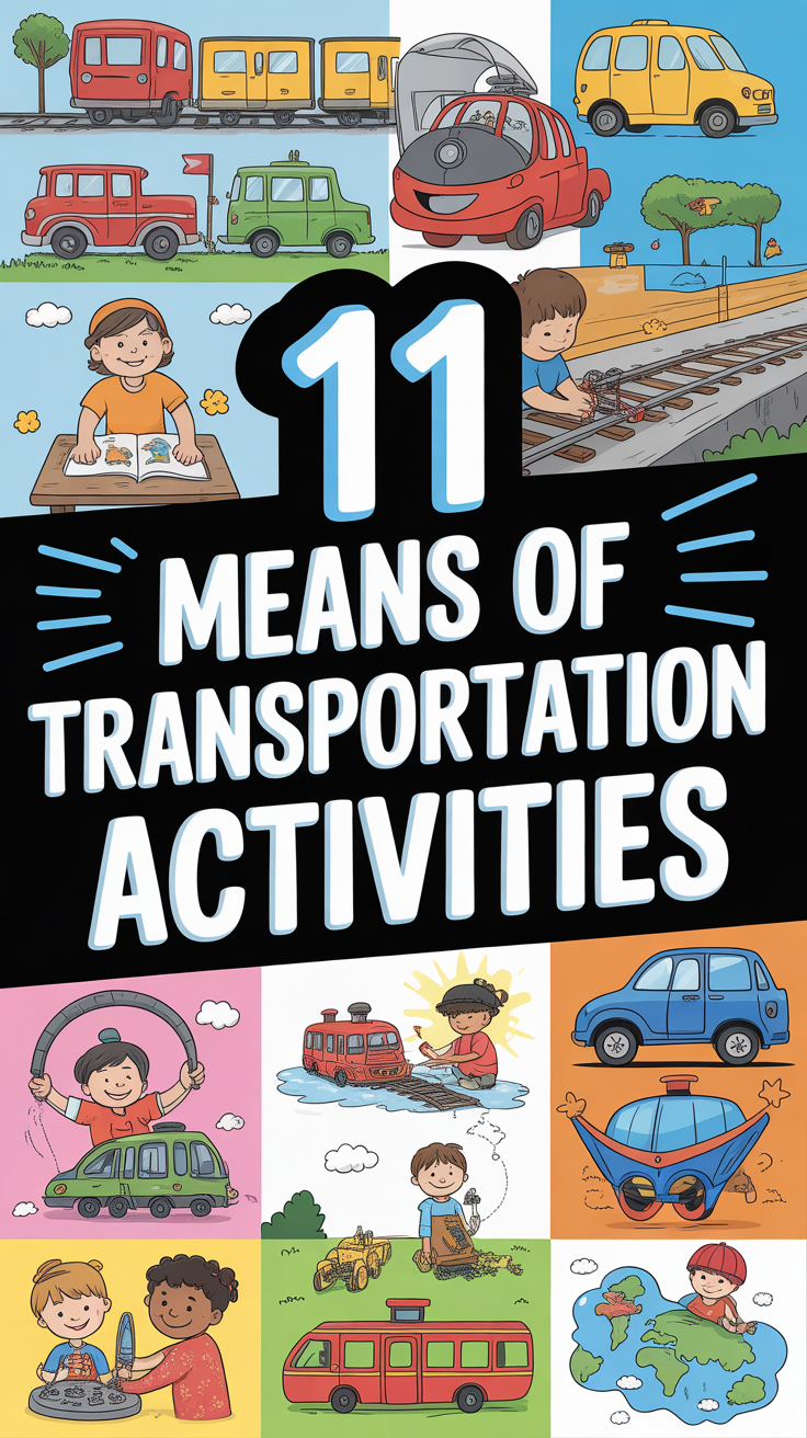 🚲 11 Means Of Transportation Activities
