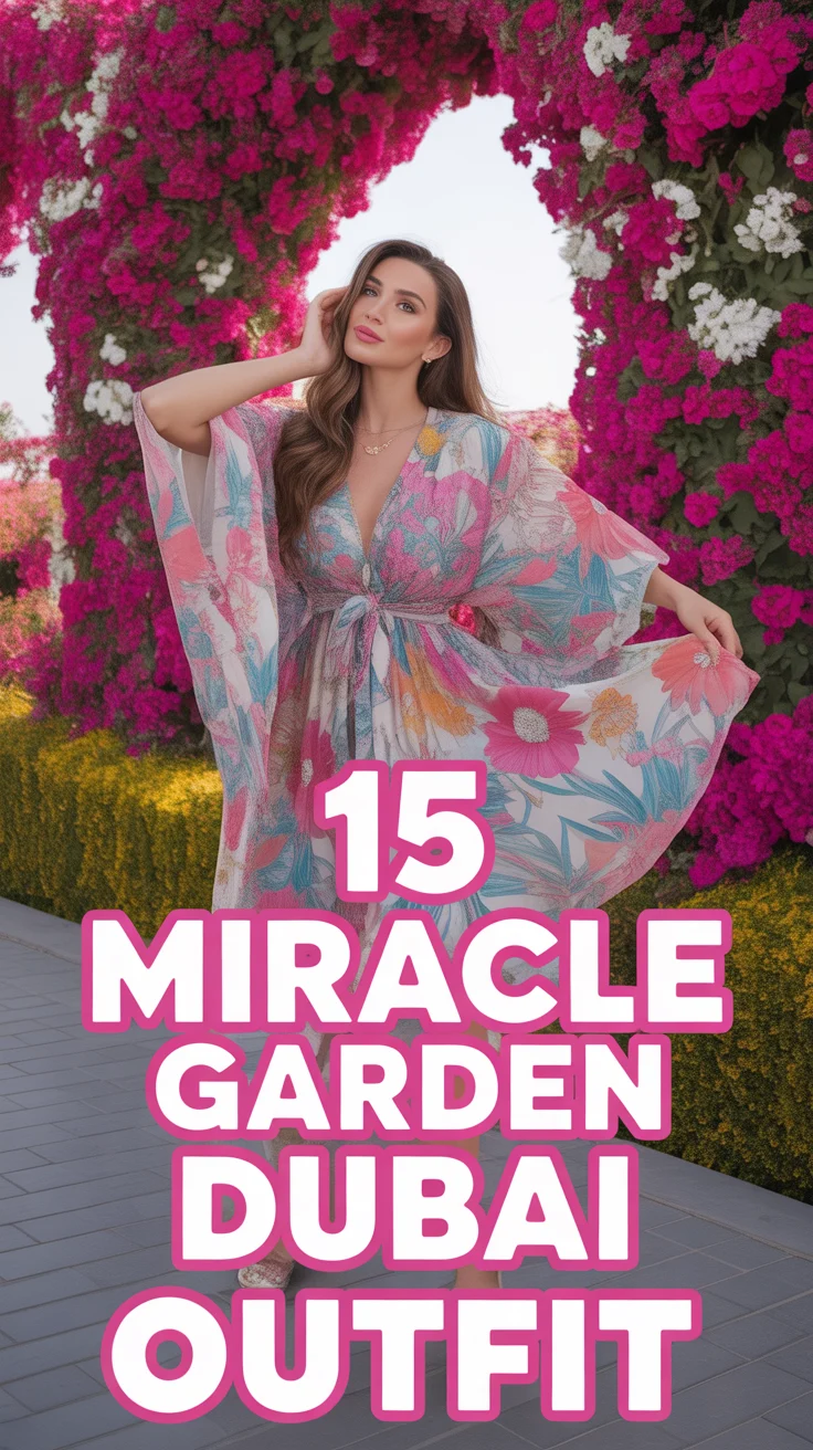 🌸 15 Miracle Garden Dubai Outfit