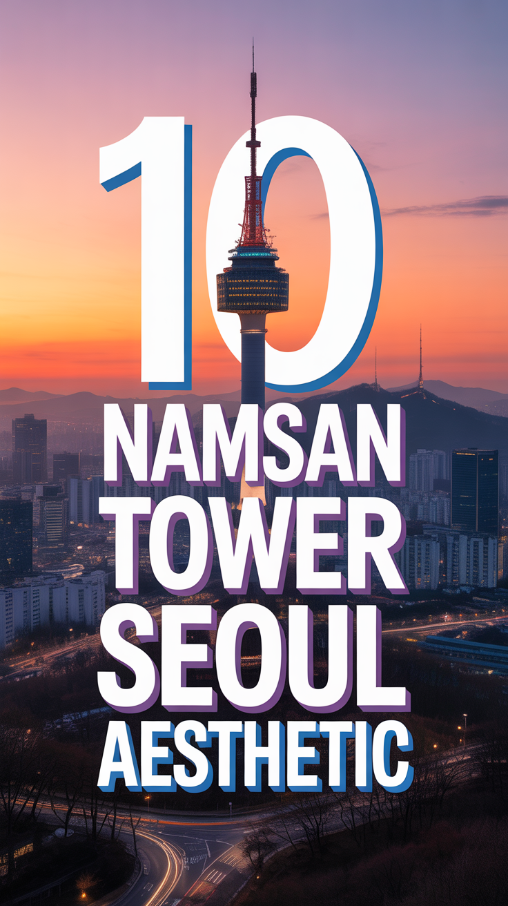 🗼 10 Namsan Tower Seoul Aesthetic