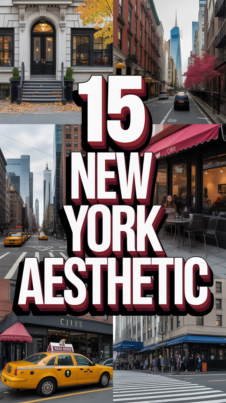 🍎 15 New York Aesthetic