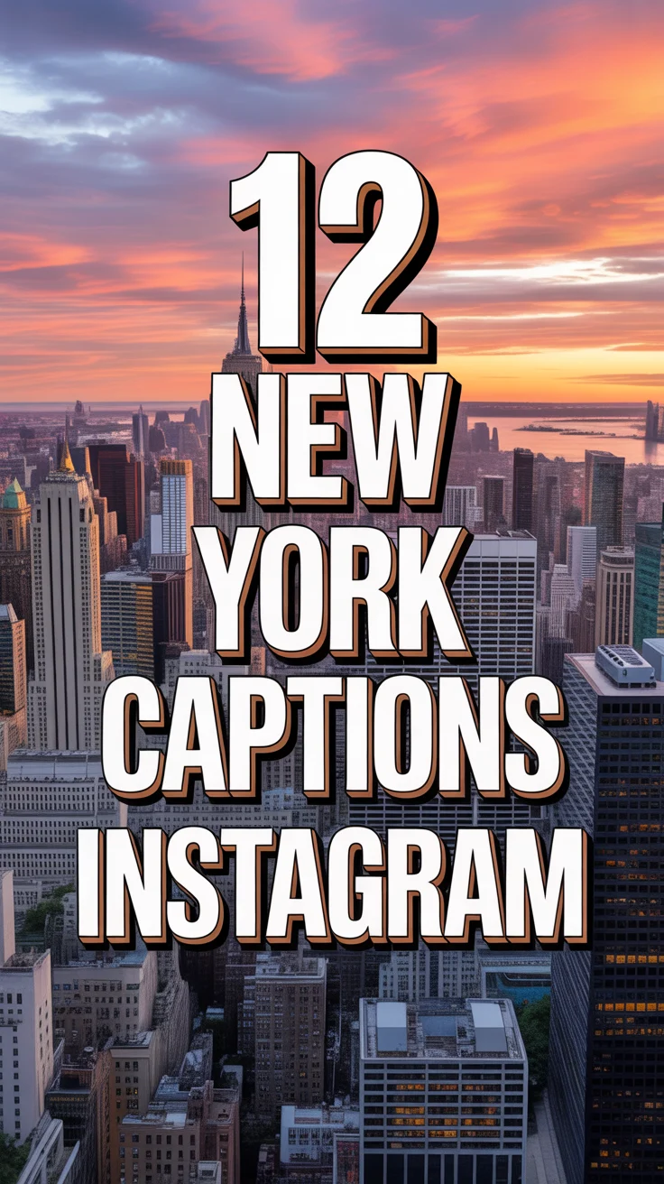 🗽 12 New York Captions Instagram