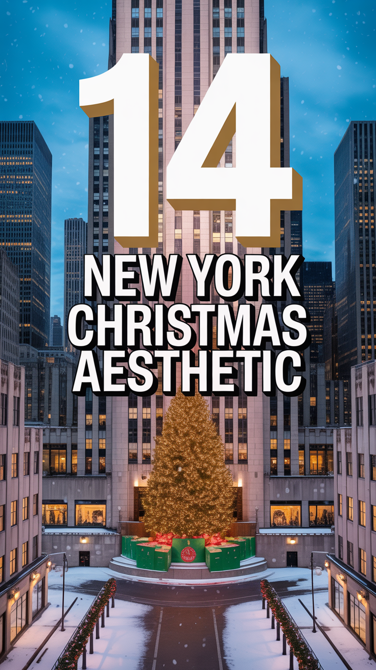 🎄 14 New York Christmas Aesthetic
