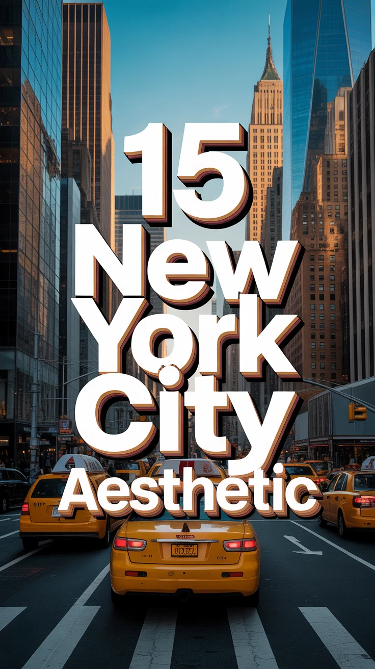 🗽 15 New York City Aesthetic
