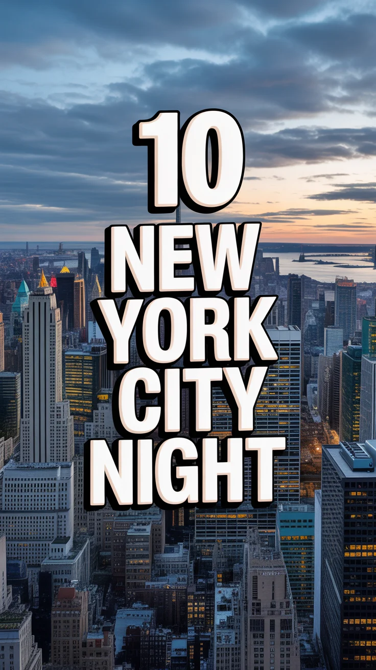 🌃 10 New York City Night