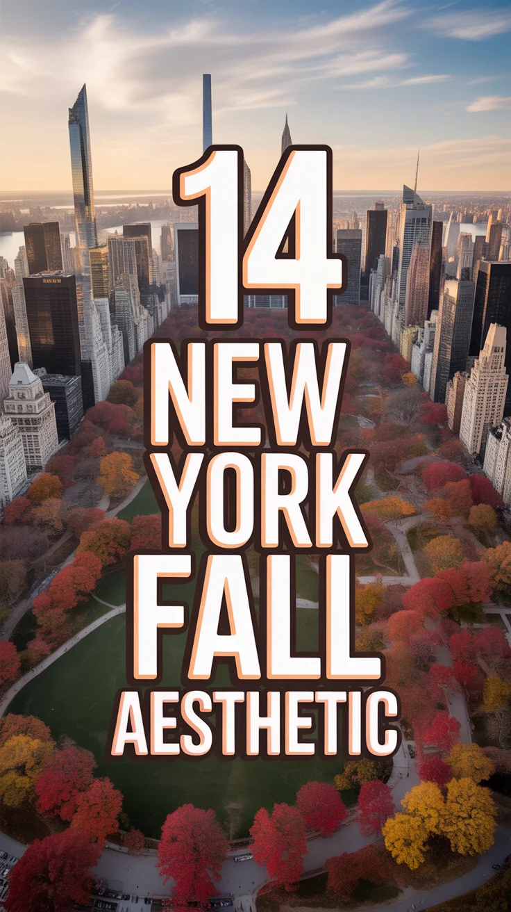 🍂 14 New York Fall Aesthetic