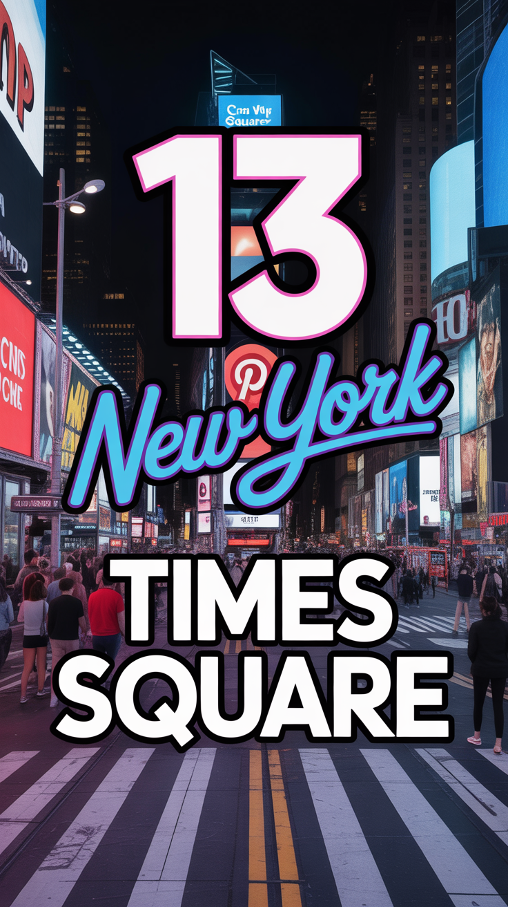 ✨ 13 New York Times Square