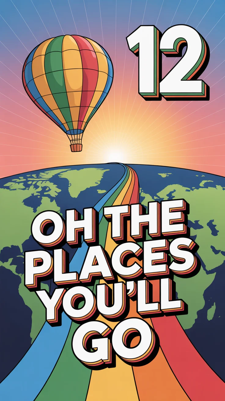 ✈️ 12 Oh The Places You’ll Go