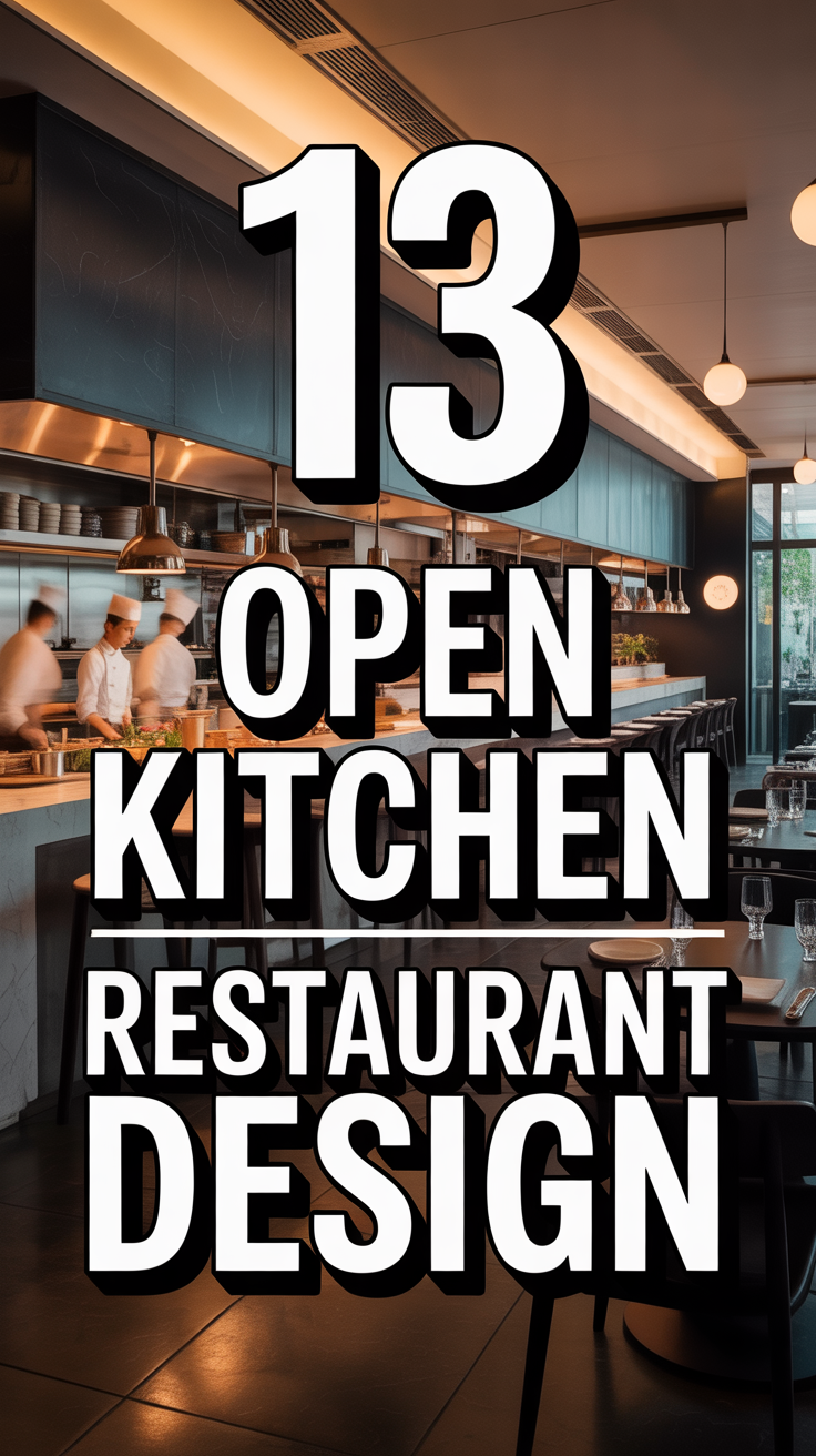 🍳 13 Open Kitchen Restaurant Design