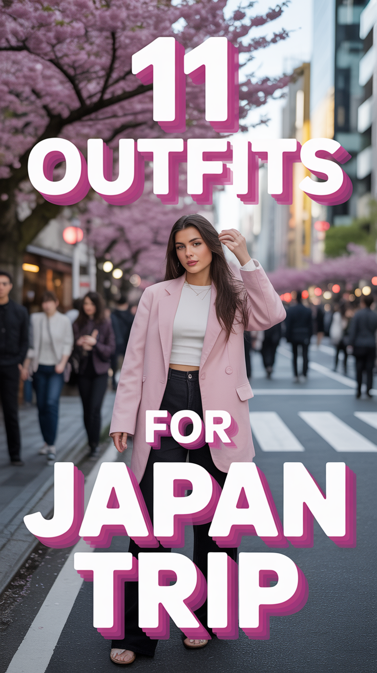 🌸 11 Outfits For Japan Trip