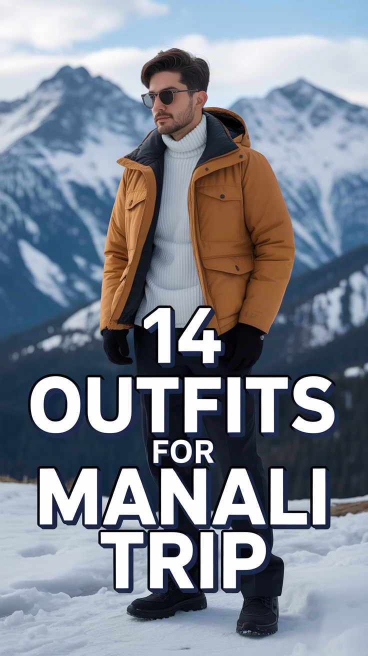 🏔️ 14 Outfits For Manali Trip
