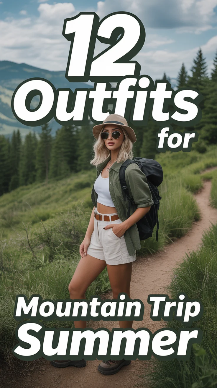 ⛰️ 12 Outfits For Mountain Trip Summer