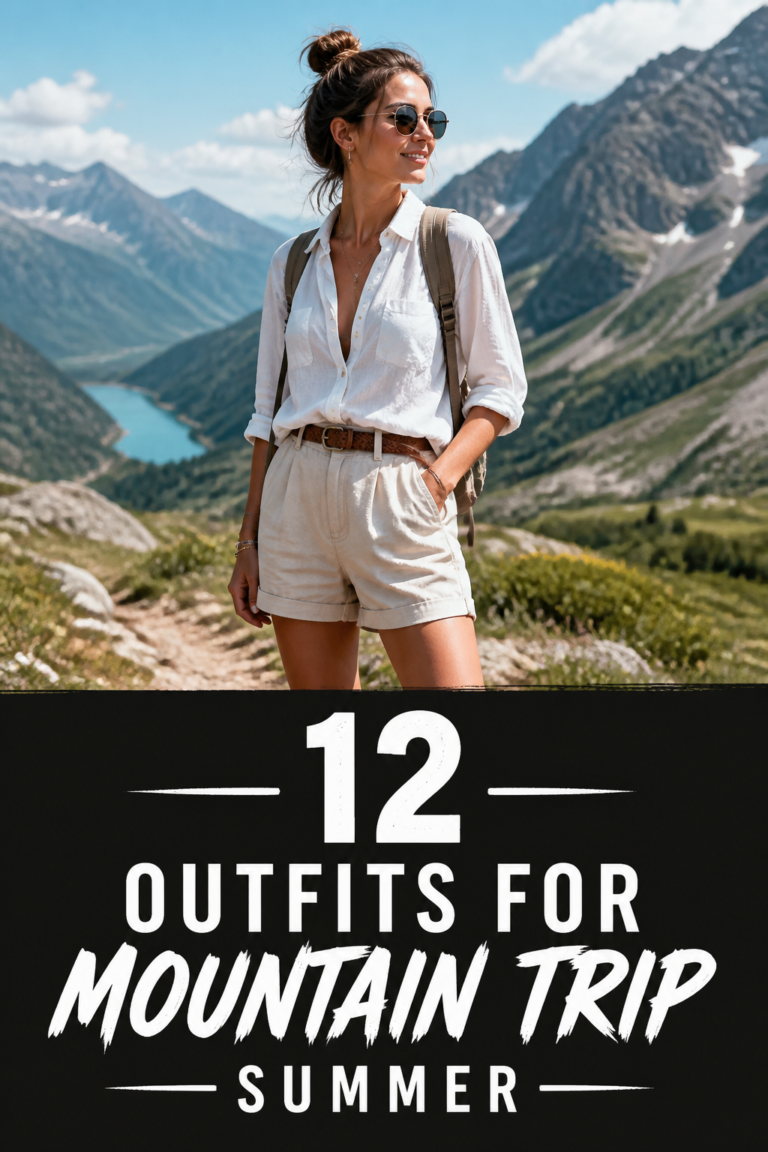⛰️ 12 Outfits For Mountain Trip Summer