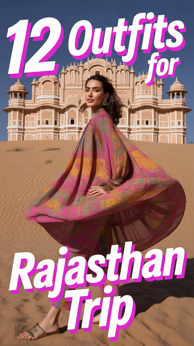 🏜️ 12 Outfits For Rajasthan Trip