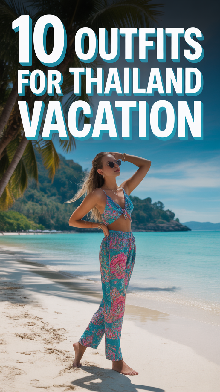 🌴 10 Outfits For Thailand Vacation