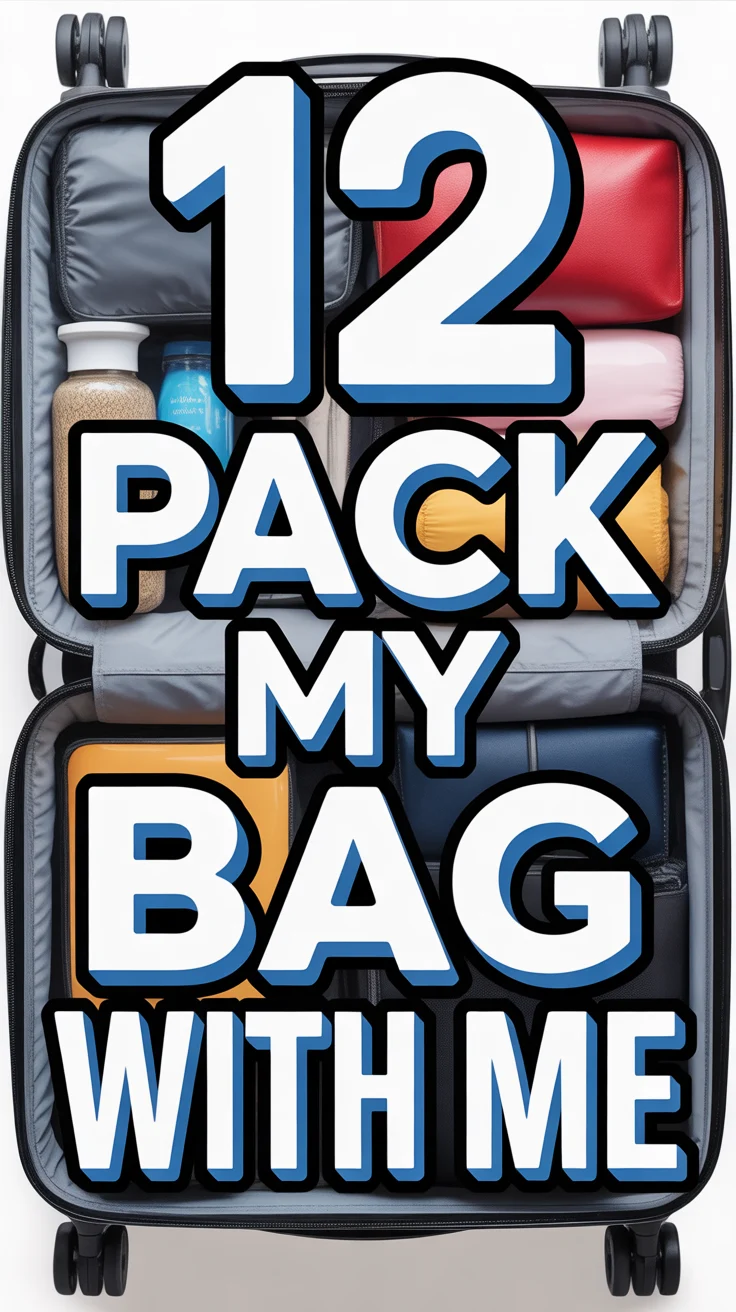 🧳 12 Pack My Bag With Me